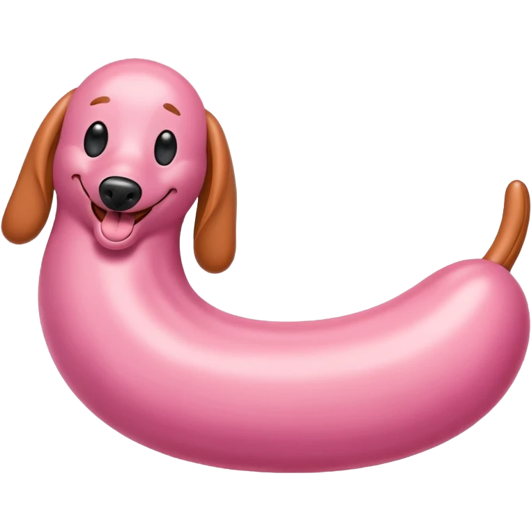 pink wiener emoji
