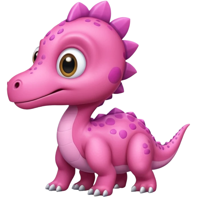 Dinosauro rosa emoji