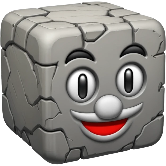 Super Mario world thwomp  emoji