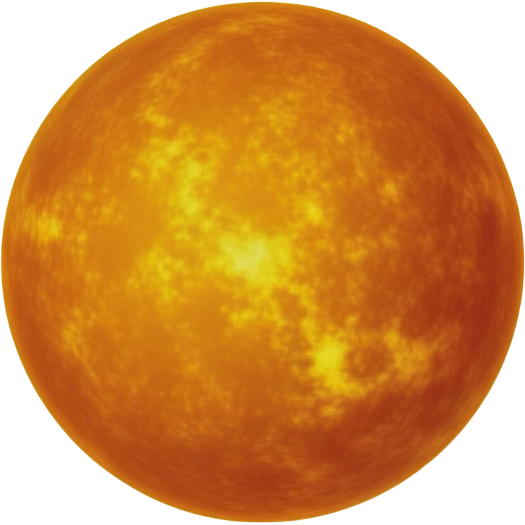 a full view of Solar Flare coming from sun emoji