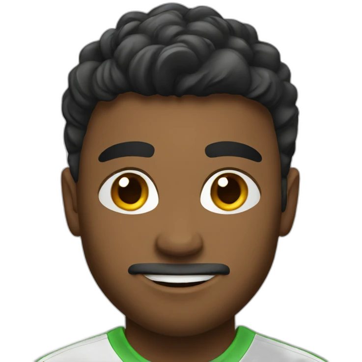 Soccer player emoji