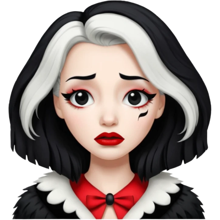 Cruella de vi crying emoji