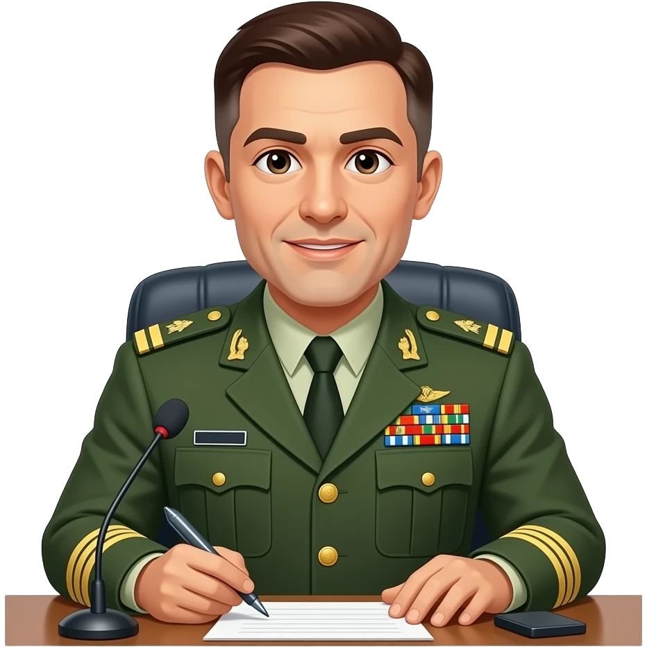 military meeting emoji