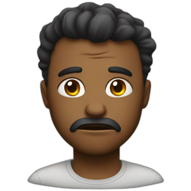 Bad mood emoji
