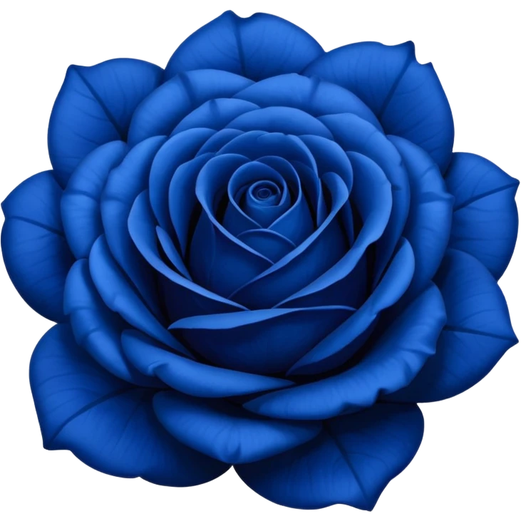 Dark blue rose emoji emoji