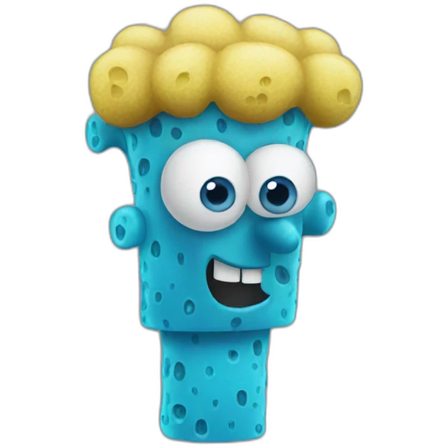 Blue SpongeBob emoji