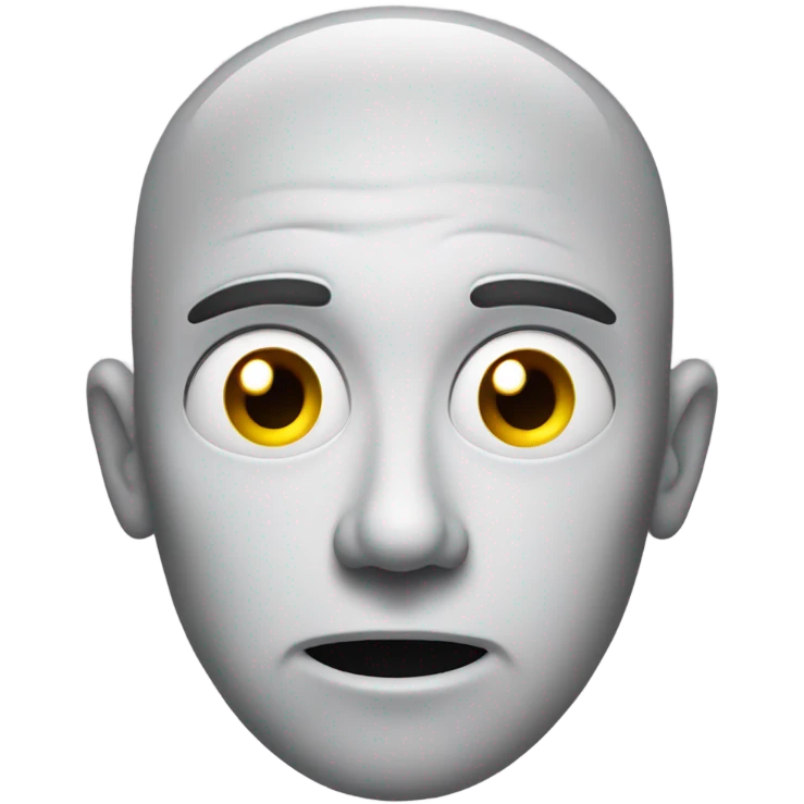 Idk face with loading symbol emoji