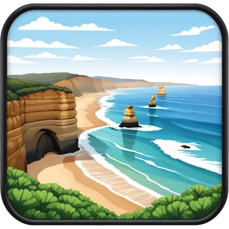 great ocean road, australia  emoji