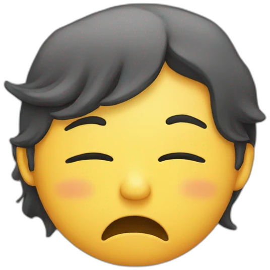kissing while crying emoji
