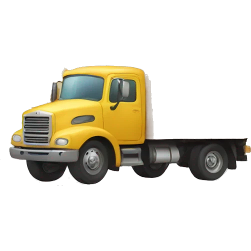 Truck full of food emoji