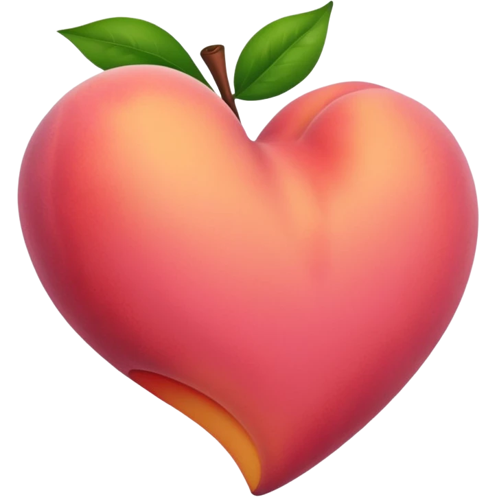 Şeftali şeklinde kalp tokat yesin götüne emoji