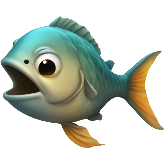 fish blowing a kiss emoji