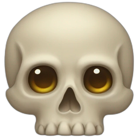 Crâne ios17 emoji
