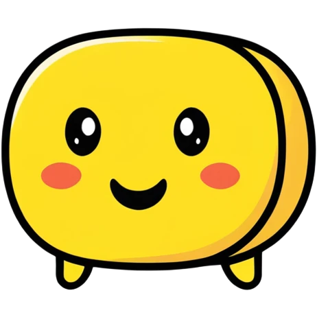 Una cara amarilla asombrada felizmente emoji