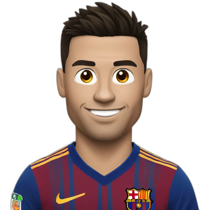 Ronaldo sur messi emoji