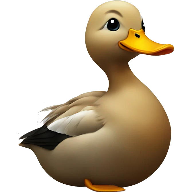 Duck holding ye  emoji