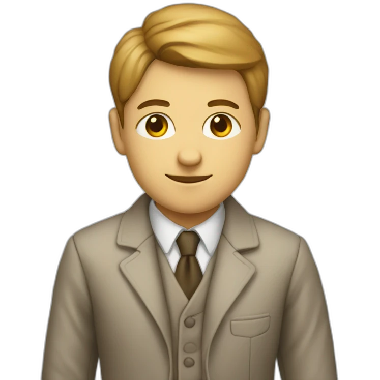 human with a cloth brand name "VERITAS" emoji
