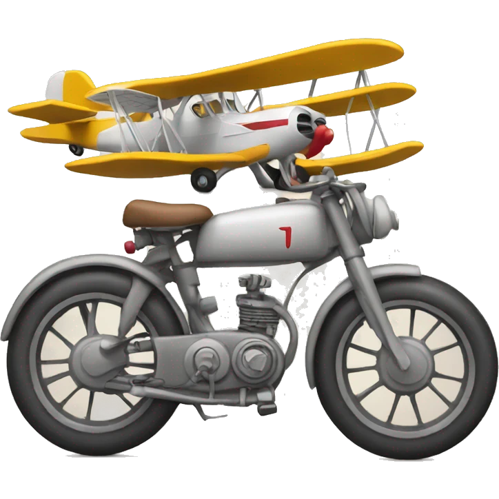 bike and plane emoji