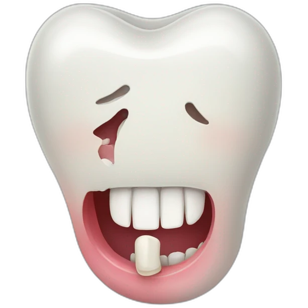 Broken tooth emoji