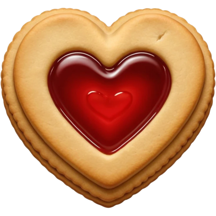 heart jam cookie emoji