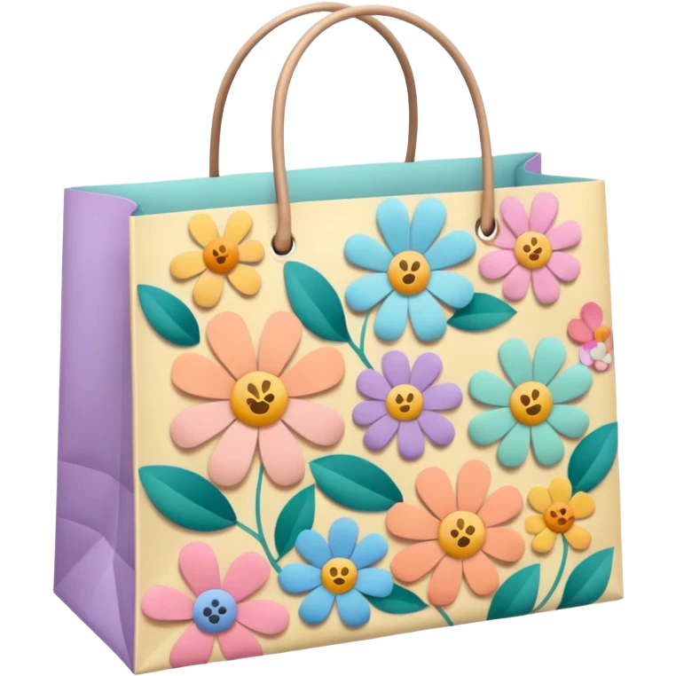 aesthetic shopping bag emoji