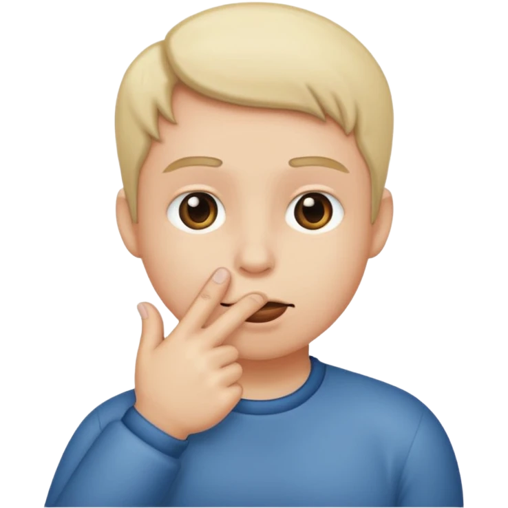 to suck one's thumb emoji