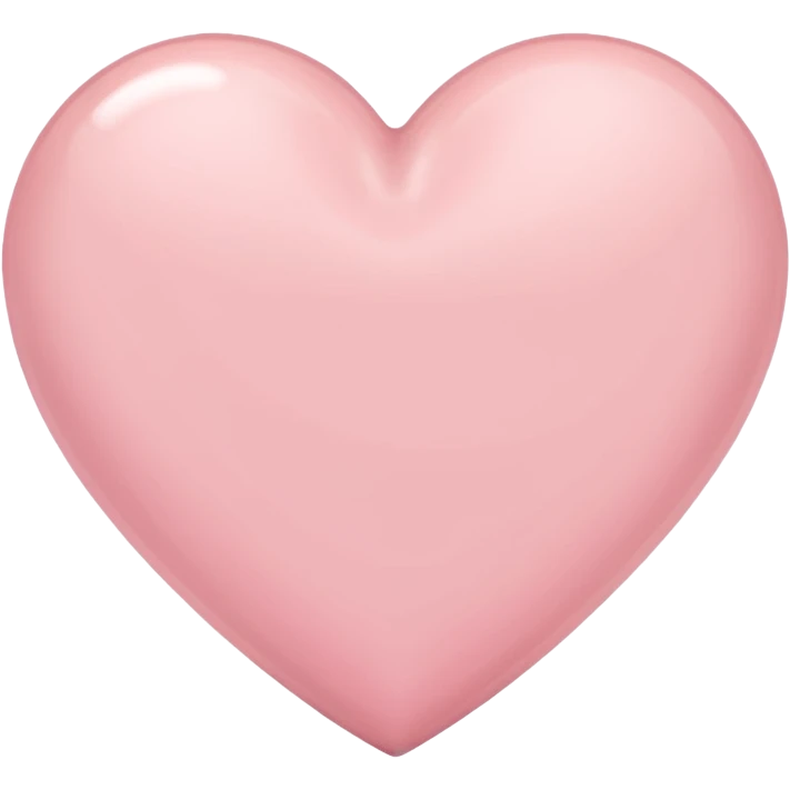 pale pink heart emoji