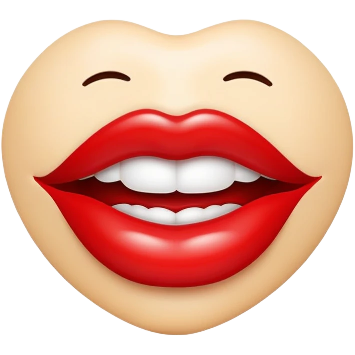 kiss lip emoji