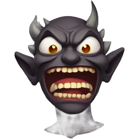 scary demon emoji