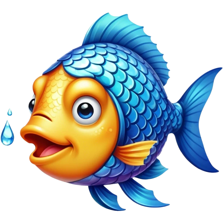 Crying fish  emoji