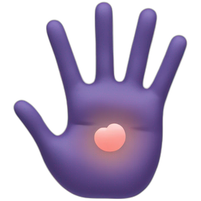 Stroke hand emoji