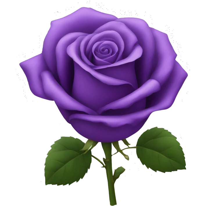 purple rose emoji