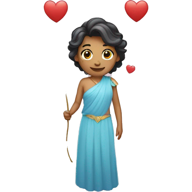 Corazón de color celeste emoji