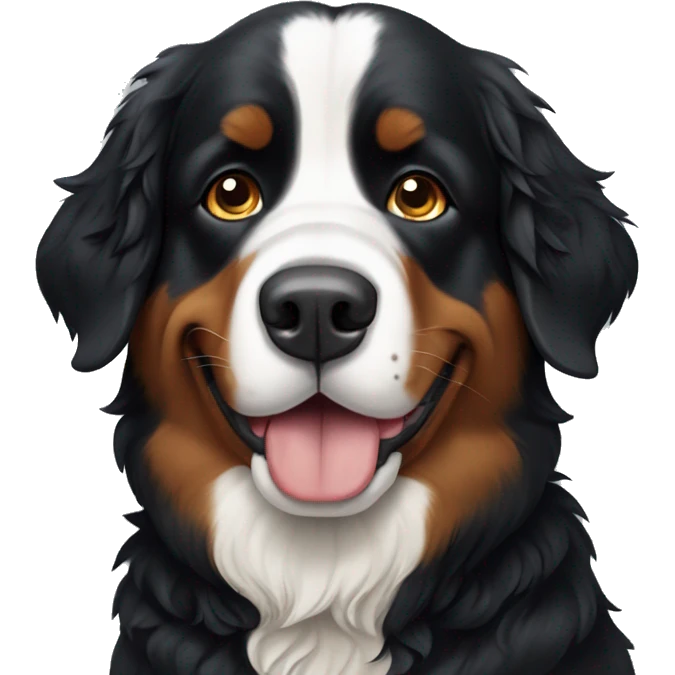 Bernese mountain dog emoji