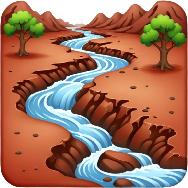red river flowing emoji