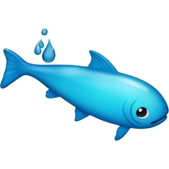 Blue Aquarius water symbol  emoji