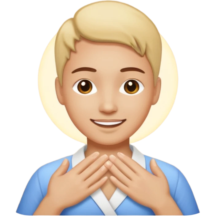 generate an emoticon Massage thegenerate an emoticon Dental treatment masseter muscles emoji