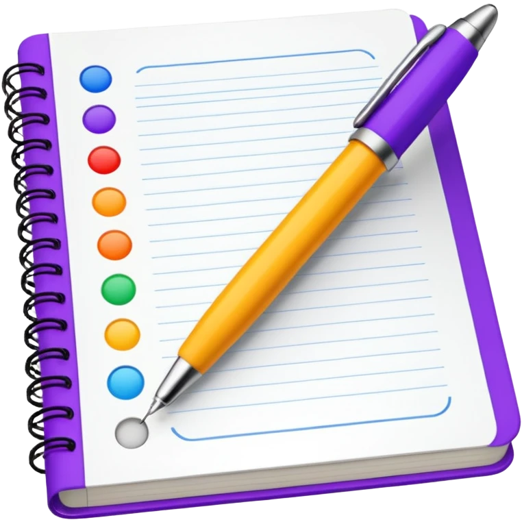 Mood tracking journal emoji