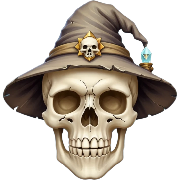 wizard skull emoji