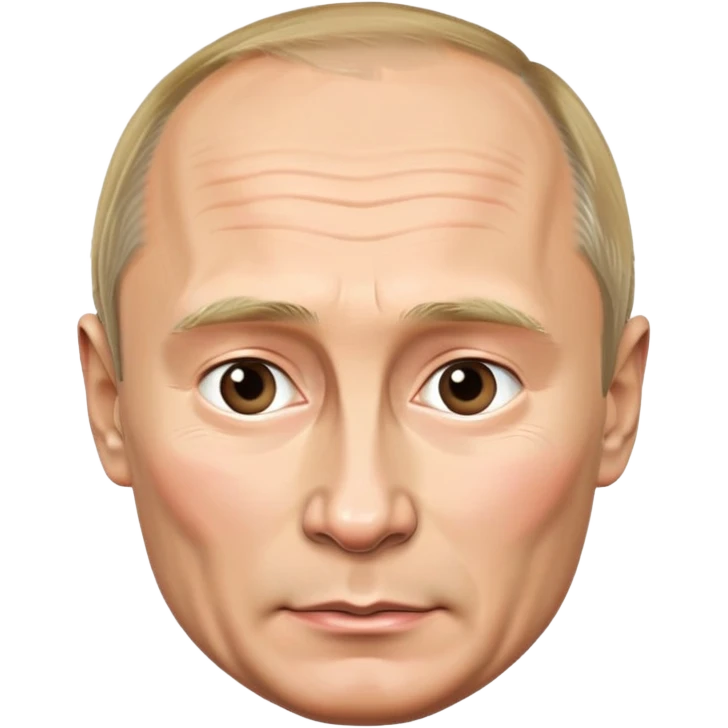 Vladimir Putin portrait emoji