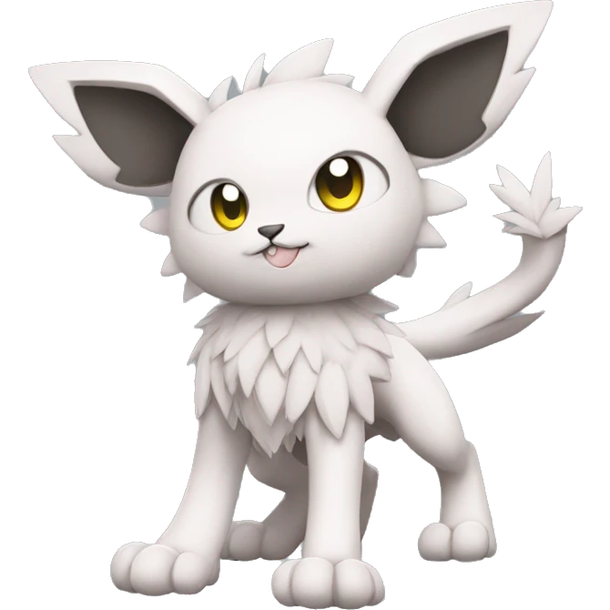 cute cool edgy beautiful pretty Digimon-Fakemon-animal full body emoji
