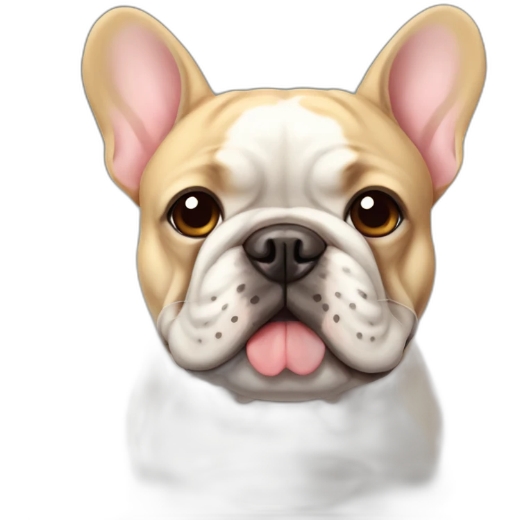 Fat bridge french bulldog emoji