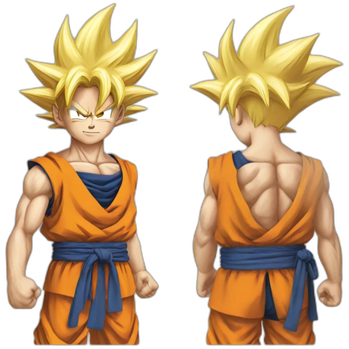 Goku saiyan emoji