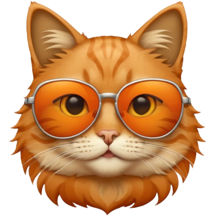 Cat wearing sunglasses emoji