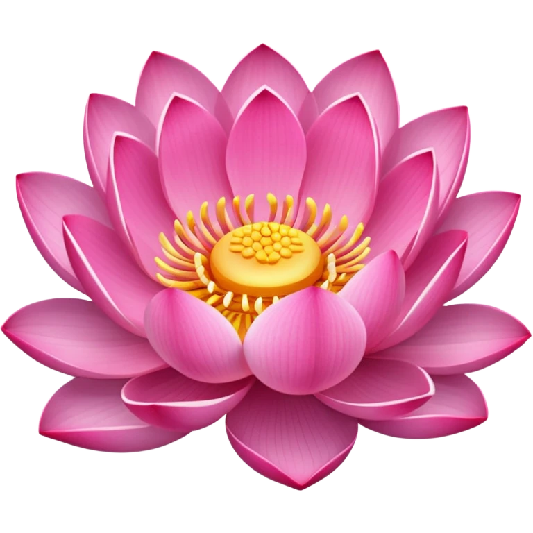 Pink lotus emoji
