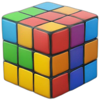 Rubix cube emoji