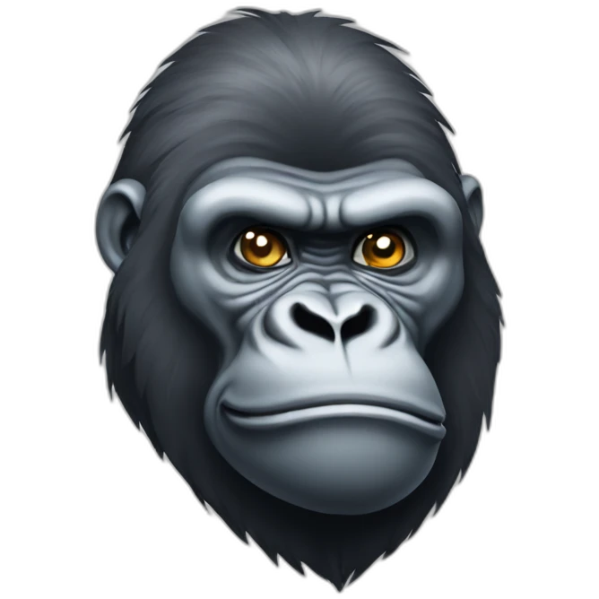 silverback gorilla emoji
