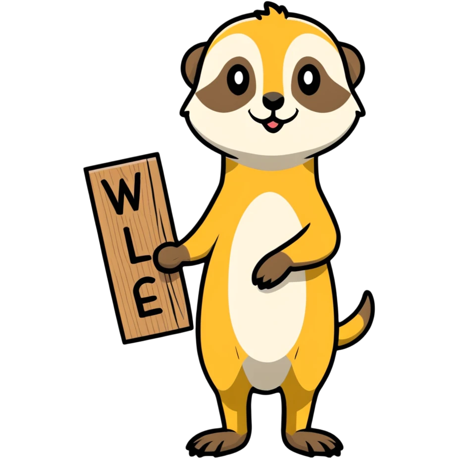 Meerkat sign welcome  emoji