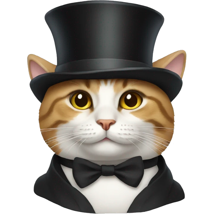 cat in a top hat emoji