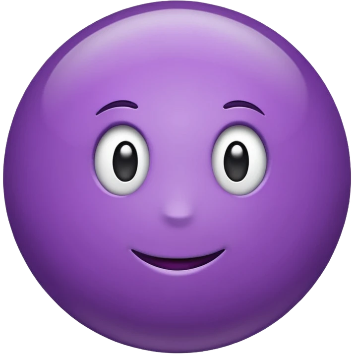 purple color ball emoji